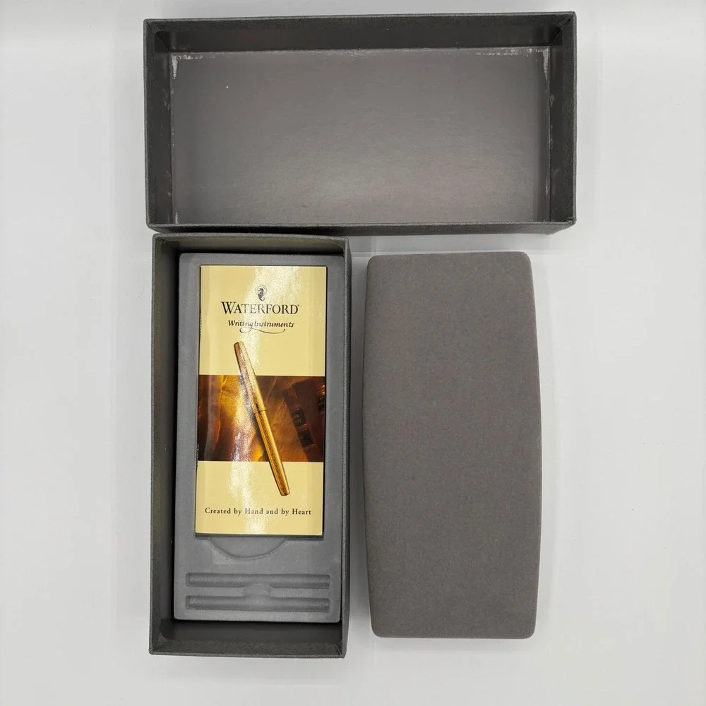 Waterford Lismore Silver Plated Ballpoint Pen W209LI Diamond Cut New in Box